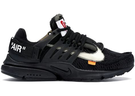 off white nike presto black replica|off white presto price.